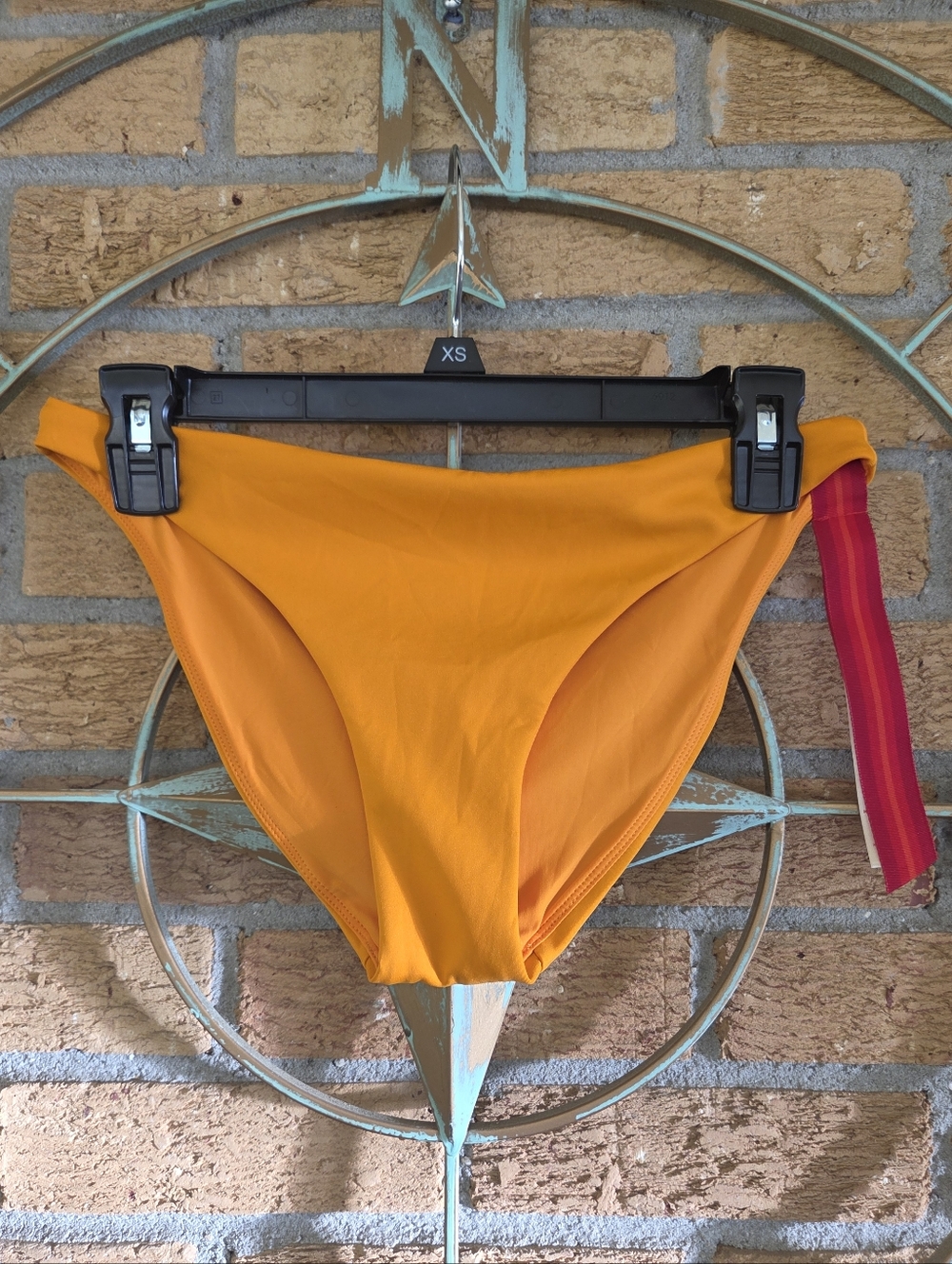 NWT Left On Friday Wear To Bottom Popsicle Orange Bikini Swim Bottom Size M
